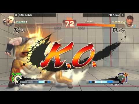 USF4 @ Last Man Standing 1.7 - PAG Glitch (Rufus) vs PIE Smug (Dudley) [720p/60fps]