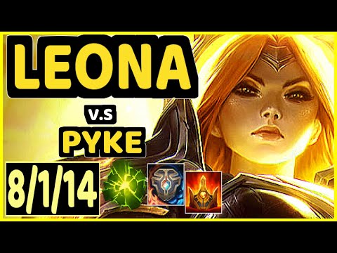 YELLOWSTAR (LEONA) vs PYKE - 8/1/14 KDA BOTTOM SUPPORT GAMEPLAY - EUW Ranked GRANDMASTER