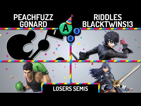 HABBY Birthday 2019 | Peachfuzz & G0nard vs Riddles & Blacktwins13 | Losers Semi-Final