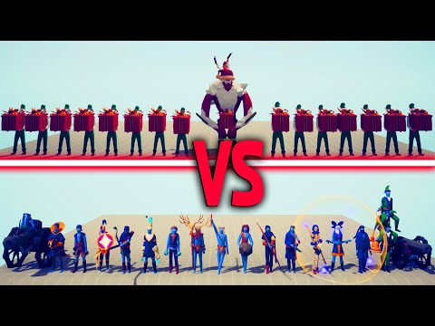 PRESENT ELF TEAM vs RANGED TEAM | TABS - Totally Accurate Battle Simulator