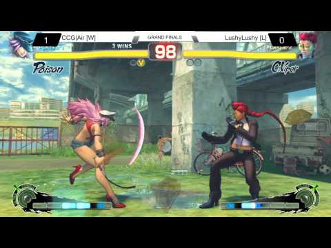 VBR#1 - USF4 Singles - Grand Finals - CCG|Air (Poison) vs LushyLushy (C.Viper)
