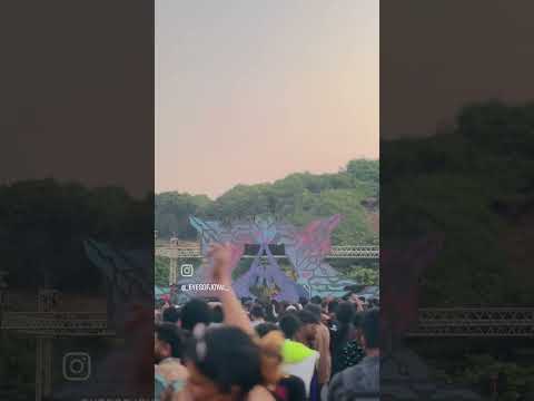 Necropsycho spreading the energy at dream Goa beach