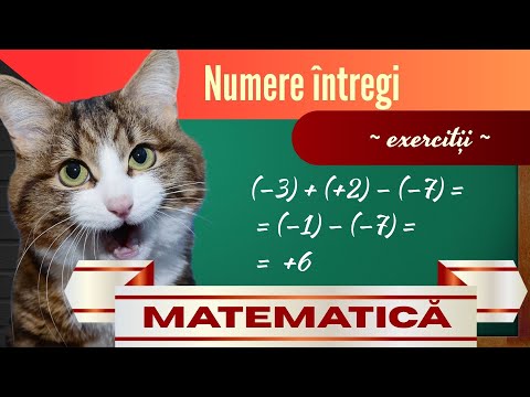 Numere întregi - Exerciții DES ÎNTÂLNITE | Clasa a 6-a