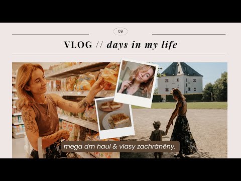 VLOG // dm haul & drama s vlasy!