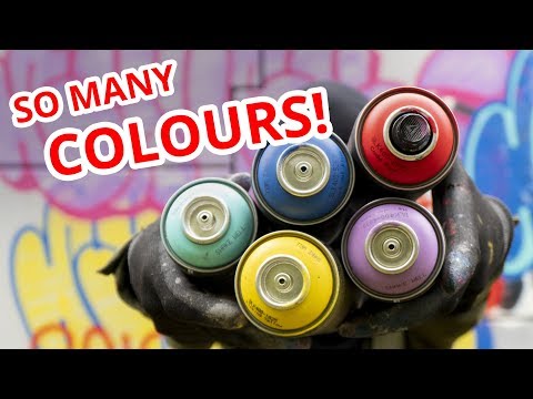 the BEST colour combinations for THROW UPS - so many throw ups!