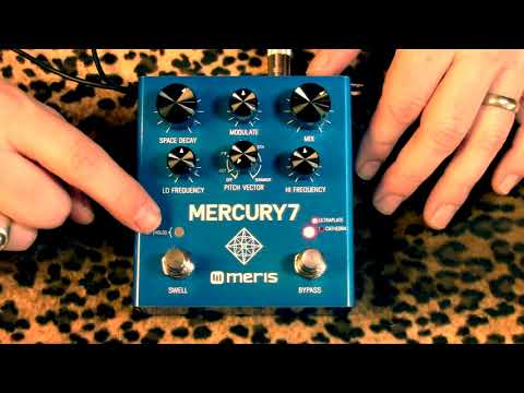 Meris MERCURY 7 Reverb of love and expanse demoed with Humbuckers