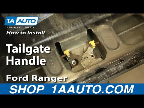 Replacing a tailgate handle ford ranger