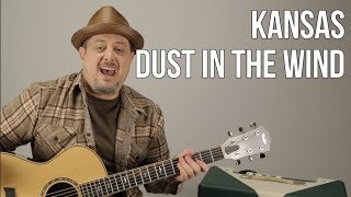 How to Play &quot;Dust in the Wind&quot; on guitar - Kansas - Fingerstyle Guitar Lessons