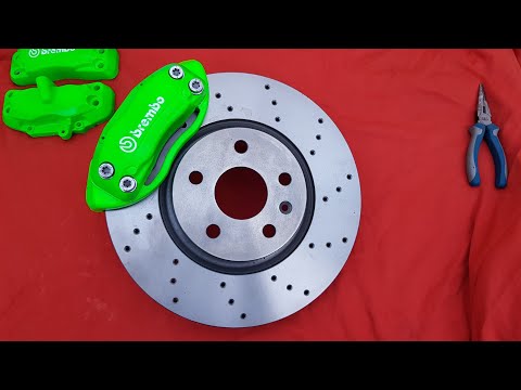 20 years old brembo brake calipers restoration/ Mercedes Benz W220