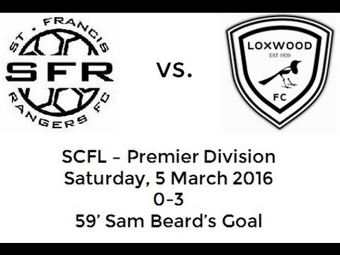 2016 03 05 - St Francis (A) - Sam Beard Goal