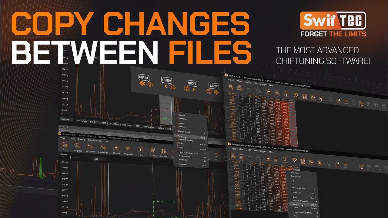 Video Copy changes between files