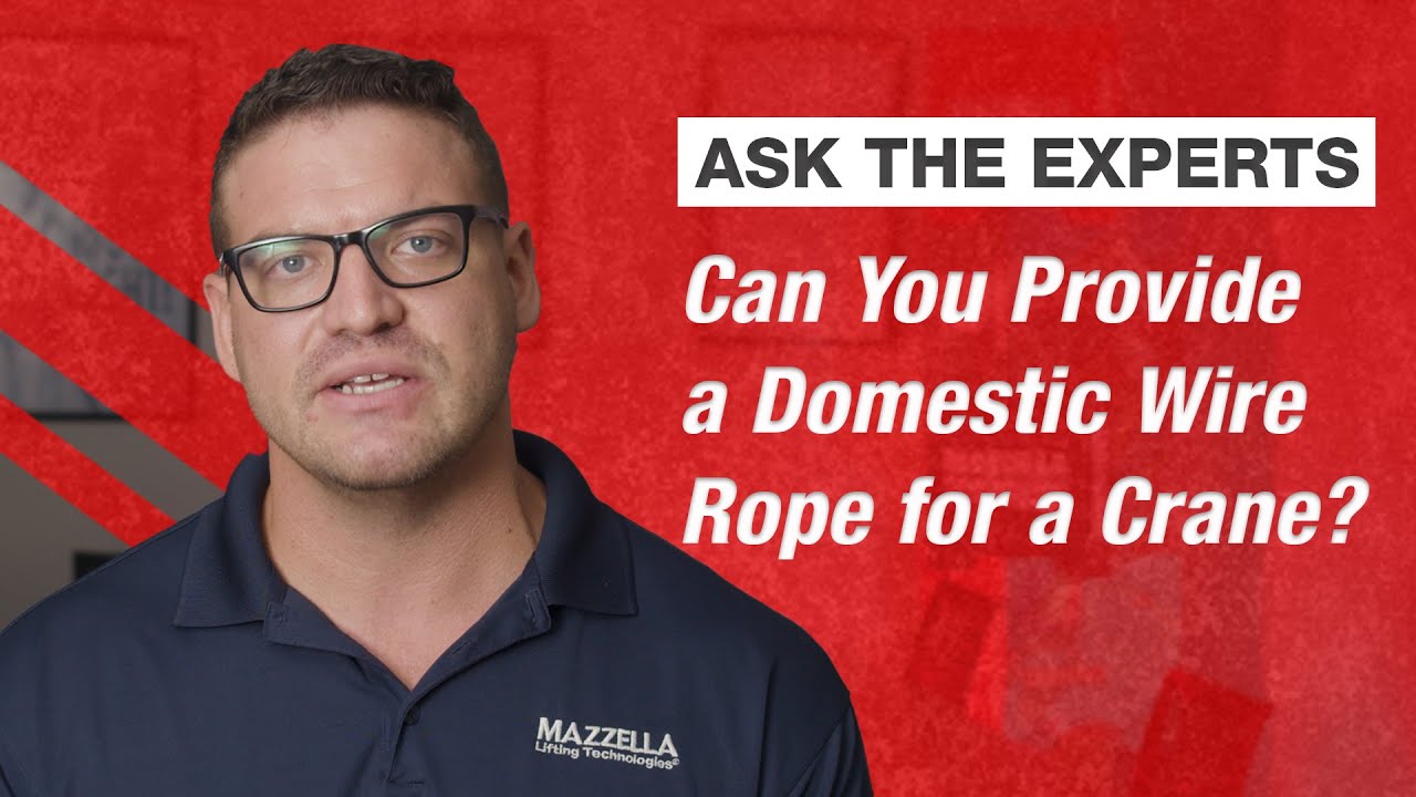 Can You Provide a Domestic Wire Rope for a Crane?
