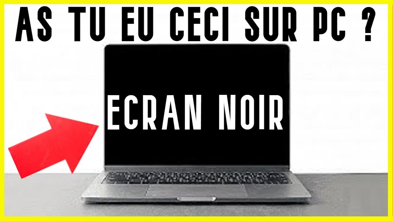 Aperçu vidéo écran noir PC