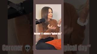 Real-life #coroner shares the “positive” sides of working close to death 💀 with RHOV’s Mary Zilba