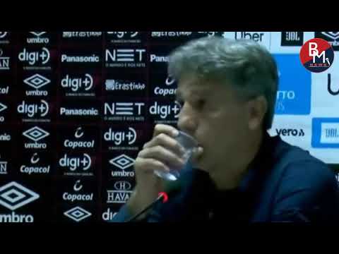 Coletiva Renato Portaluppi após Grêmio ser dominado pelo Athletico-PR e eliminado nos pênaltis