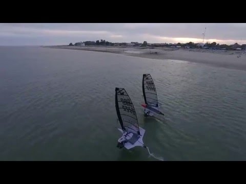 Drone captures Moth wipeout HD