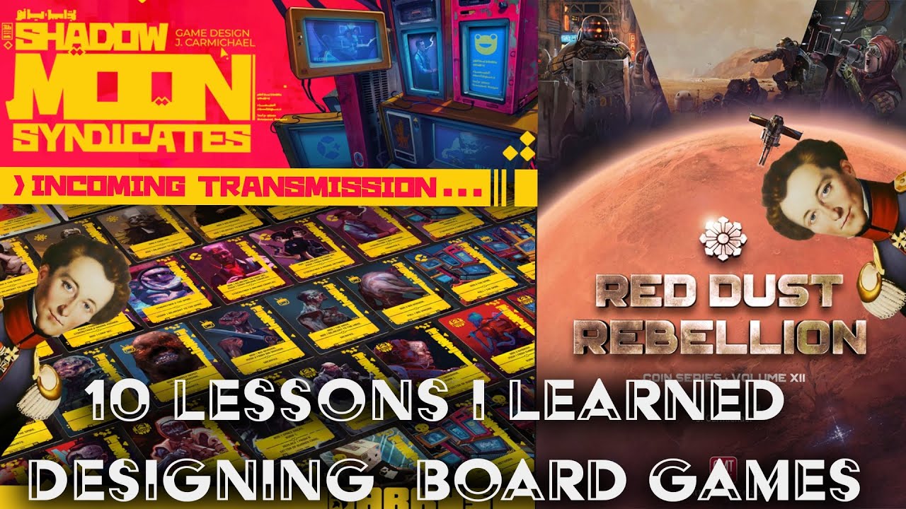 10 lessons i learned designing board games