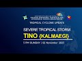 Press Briefing Severe Tropical Storm TINO KALMAEGI At 5 00 PM November 02 2025 Sunday