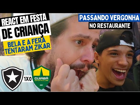 Cuiabá 0x1 Botafogo! React em festa de criança e muita vergonha passada no débito!