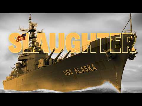 The USS Alaska SLAUGHTER — 12-Inch Shells That “ERASED” Japan’s Takao in a 360° Turn