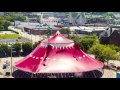 Circus Flora Big Top Raising Time Lapse 2015