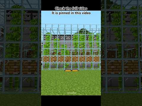Unlimited and Automatic Bamboo Farm in Minecraft (Tutorial)