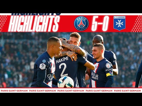 FC PSG Paris Saint Germain 5-0 AJ Association de l...