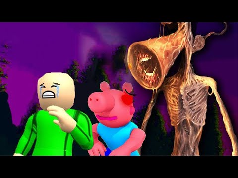 Baby Baldi vs Siren Head, Granny, Piggy - funny horror animation parody