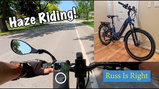 Ebike Riding In the Canadian Smoke Haze