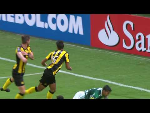 Palmeiras arranca victoria 3-2 a Peñarol en electrizante juego