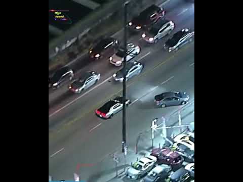 Challenger flees from traffic stop - HIGH SPEED PURSUIT