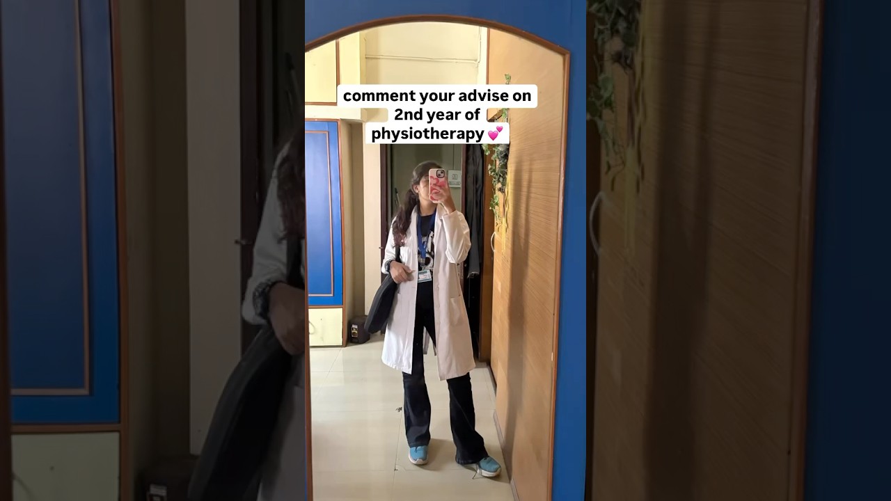 IM IN 2ND YEAR!!! 🥳#mpmsu #bpt #physiotherapy #mbbs #medicalstudent #neet #explore #dayinthelife