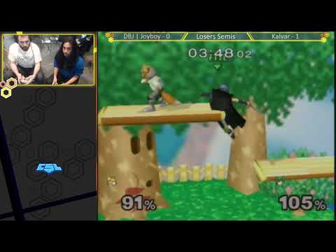 Mass Madness 26 SSBM - DBJ | Joyboy (Fox) vs. Kalvar (Marth) - Melee LSF