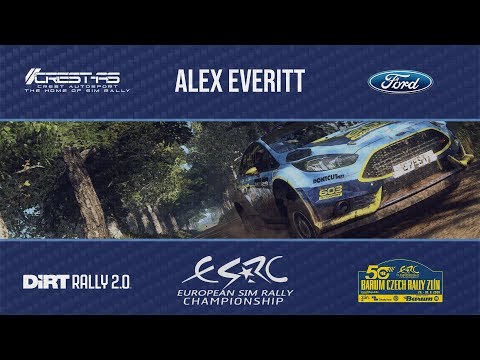 Alex Everitt | Crest Autosport | European Sim Rally Championship | Round 4 @ Barum Czech Rally