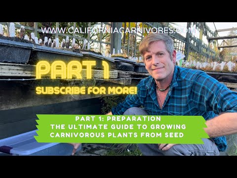 Ultimate Guide to Growing Carnivorous Plants from Seed Part 1: Preparation