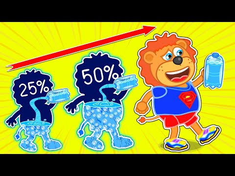 Lwiątko | Gorące Jedzenie Wyzwanie | Kreskówka dla dzieci | Bajki Po Polsku