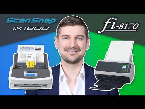 ScanSnap iX1600 Receipt Edition Color Duplex Invoice Document Scanner for Mac and PC Works with QuickBooks Online, Black video review thumbnail