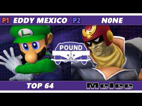 Pound 2021 - Eddy Mexico (Luigi) Vs. n0ne (Falcon) SSBM Melee Tournament