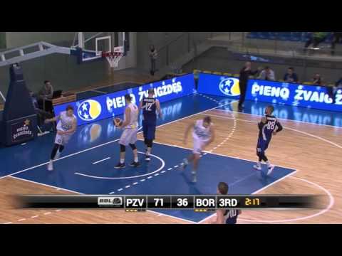 BBL: "Pieno Žvaigždės" - "Borisfen" 2016 12 06 rungtynių apžvalga
