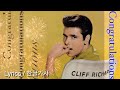 🎉 Congratulations (Cliff Richard) Lyrics / 한글가사 #클리프리처드