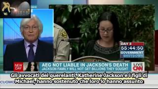 Mesereau's reaction to the AEG trial verdict on New Day 10 3 2013 sub ita