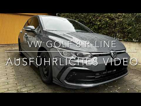 VW Golf 8 R-Line 2.0 TDI detailed video Discover Media Pro 4K 60 FPS #vw #vwgolf8 #golf8r
