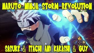 Sasuke & Itachi vs Kakashi % Gai
