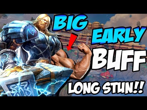 THOR'S NEW AWESOME EARLY GAME STUN BUFF! ASSASINS RISE! - GrandMasters Ranked Duel - SMITE
