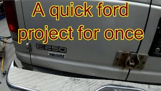 Ford Econoline Starter Replacement walkthrough