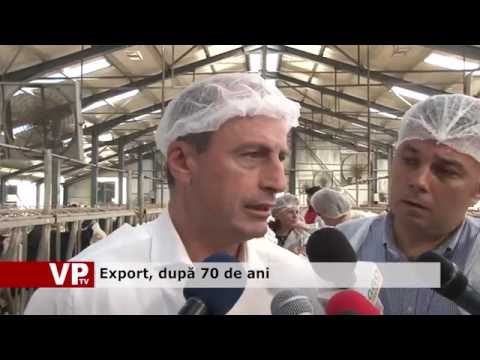 Export, după 70 de ani