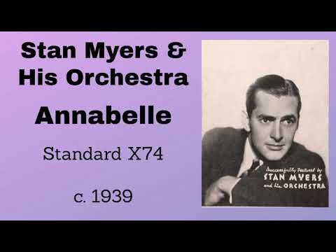 Stan Myers and his orchestra - Annabelle - 1939