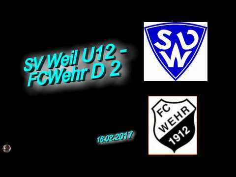 SV Weil U12  -  FC Wehr D2 18.02.2017  Halle Wehr