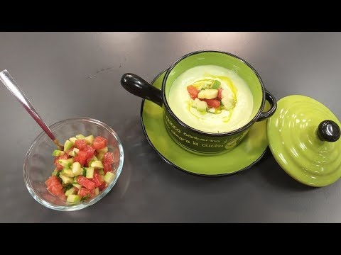 Rreze Dielli 21 Qershor 2019 - Të Gatuajmë me Znj. Vjollca P2 Supë e ftohtë me avokado