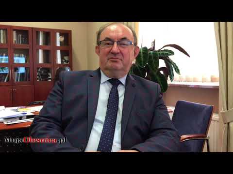 11.06.2019 Oleśnica - burmistrz Jan Bronś o powstającym Parku Południowym w mieście